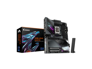 GIGABYTE Z890 AORUS MASTER Ultra Core (Series 2) LGA 1851, ATX, DDR5, 5x M.2, PCIe 5.0, Thunderbolt 4, WIFI7, 10GbE LAN, EZ-Latch