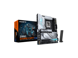 GIGABYTE Z890 GAMING X WIFI7 Ultra Core (Series 2) LGA 1851, ATX, DDR5, 4x M.2, PCIe 5.0, USB4, WIFI7, 2.5GbE LAN, EZ-Latch