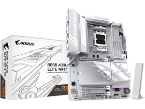 GIGABYTE B850 AORUS ELITE WIFI7 ICE AMD AM5 LGA 1718 Motherboard, ATX, DDR5, 3x M.2, PCIe 5.0, USB-C, WIFI7, 2.5GbE LAN, EZ-Latch, 5-Year Warranty
