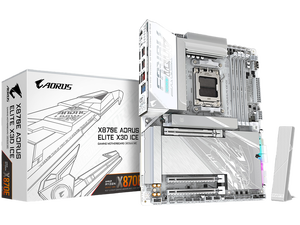 GIGABYTE X870E AORUS ELITE X3D ICE AM5 AMD X870E ATX Motherboard GIGABYTE X870E AORUS ELITE X3D ICE AM5 AMD X870E ATX Motherboard