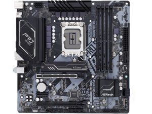 ASRock B660M PRO RS LGA 1700 Intel B660 SATA 6Gb/s DDR4 Micr...