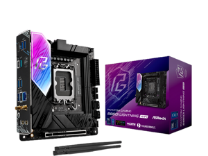 ASRock B860I Lightning WiFi LGA 1851 Intel B860 SATA 6Gb/s Intel Core Ultra DDR5 Mini ITX Motherboard