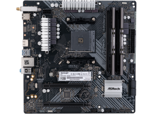PC DIY Starter Kit – ASRock B450M/AC R2.0 AM4 Micro ATX WiFi Motherboard with Pre-Installed Team T-FORCE VULCAN Z 16GB (2x8GB) DDR4-3200 and Patriot P300 512GB NVMe M.2 SSD PC DIY Starter Kit – ASRock B450M/AC R2.0 AM4 Micro ATX WiFi Motherboard with Pre-Installed Team T-FORCE VULCAN Z 16GB (2x8GB) DDR4-3200 and Patriot P300 512GB NVMe M.2 SSD