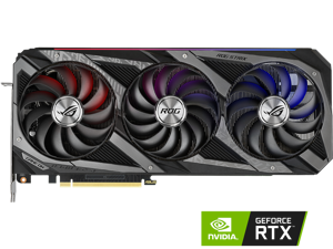 ASUS ROG Strix GeForce RTX 3070 V2 OC Edition 8GB GDDR6 PCI Express 4.0 Video Card ROG-STRIX-RTX3070-O8G-V2-GAMING (LHR)