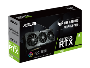 ASUS TUF Gaming GeForce RTX 3060 12GB GDDR6 PCI Express 4.0 Video Card TUF-RTX3060-O12G-V2-GAMING