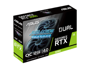 ASUS Dual GeForce RTX 3060 12GB GDDR6 PCI Express 4.0 Video Card DUAL-RTX3060-O12G-V2