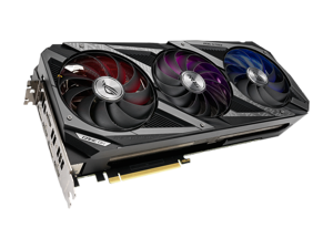 ASUS ROG Strix NVIDIA GeForce RTX 3060 Ti V2 OC Edition Gaming Graphics Card (PCIe 4.0, 8GB GDDR6, LHR, HDMI 2.1, DisplayPort 1.4a, Axial-tech Fan Design, 2.9-slot, Super Alloy Power II, GPU Tweak II)