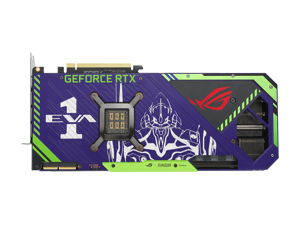 ASUS ROG Strix NVIDIA GeForce RTX 3090 OC EVA EDITION Gaming Graphics Card (PCIe 4.0, 24GB GDDR6X, HDMI 2.1, DisplayPort 1.4a, Axial-tech Fan Design, 2.9-slot, Super Alloy Power II, GPU Tweak)