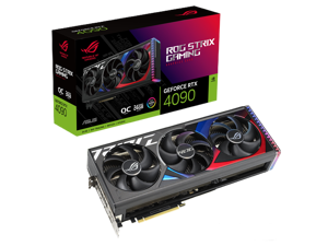 ASUS ROG Strix GeForce RTX 4090 OC Edition Gaming Graphics Card (PCIe 4.0, 24GB GDDR6X, HDMI 2.1a, DisplayPort 1.4a) ROG-STRIX-RTX4090-O24G-GAMING