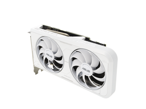 ASUS Dual NVIDIA GeForce RTX 3060 Ti White OC Edition Graphics Card (PCIe 4.0, 8GB GDDR6X memory, HDMI 2.1, DisplayPort 1.4a, 2-slot design, Axial-tech fan design, 0dB technology)