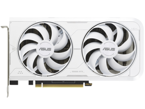 ASUS Dual NVIDIA GeForce RTX 3060 Ti White OC Edition Graphics Card (PCIe 4.0, 8GB GDDR6X memory, HDMI 2.1, DisplayPort 1.4a, 2-slot design, Axial-tech fan design) DUAL-RTX3060TI-O8GD6X-WHITE