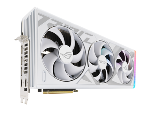 ASUS ROG Strix GeForce RTX 4090 White OC Edition Gaming Graphics Card (PCIe 4.0, 24GB GDDR6X, HDMI 2.1a, DisplayPort 1.4a) ROG-STRIX-RTX4090-O24G-WHITE