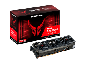 PowerColor RED DEVIL Radeon RX 6750 XT 12GB GDDR6 PCI Express 4.0 ATX Video Card AXRX 6750XT 12GBD6-3DHE/OC