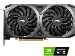 MSI Ventus GeForce RTX 3060 Ti 8GB GDDR6 PCI Express 4.0 Video Card RTX 3060 Ti VENTUS 2X 8G OCV1 LHR