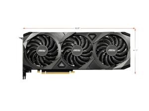 MSI Ventus GeForce RTX 3080 10GB GDDR6X PCI Express 4.0 Video Card RTX 3080 VENTUS 3X PLUS 10G OC LHR