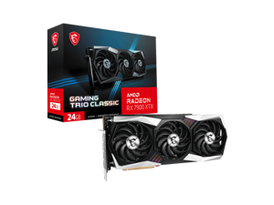 MSI Gaming Radeon RX 7900 XTX 24GB GDDR6 PCI Express 4.0 ATX Video Card RX 7900 XTX GAMING TRIO CLASSIC 24G