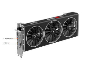 XFX SPEEDSTER MERC319 AMD Radeon RX 6700 XT BLACK Gaming Graphics Card with 12GB GDDR6 HDMI 3xDP, AMD RDNA 2 (RX-67XTYTBDP)