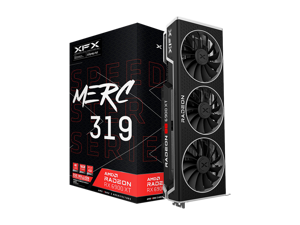 XFX SPEEDSTER MERC319 AMD Radeon RX 6900 XT LIMITED BLACK Gaming Graphics Card with 16GB GDDR6, AMD RDNA 2, RX-69XTACSD9