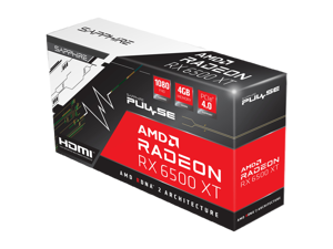SAPPHIRE PULSE Radeon RX 6500 XT 4GB GDDR6 PCI Express 4.0 ATX Video Card 11314-01-20G