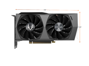 ZOTAC GAMING GeForce RTX 3060 Twin Edge OC 12GB GDDR6 192-bit 15 Gbps PCIE 4.0 Gaming Graphics Card, IceStorm 2.0 Cooling, Active Fan Control, FREEZE Fan Stop ZT-A30600H-10M