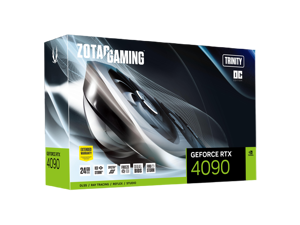 ZOTAC GAMING GeForce RTX 4090 Trinity OC DLSS 3 24GB GDDR6X 384-bit 21 Gbps PCIE 4.0 Gaming Graphics Card, IceStorm 3.0 Advanced Cooling, SPECTRA 2.0 RGB Lighting, ZT-D40900J-10P