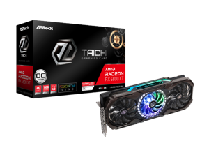 ASRock Radeon RX 6800 XT Taichi Gaming Graphics Card with 16GB GDDR6, AMD RDNA 2 (RX6800XT TCX 16GO)