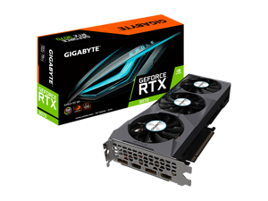 GIGABYTE Eagle OC GeForce RTX 3070 8GB GDDR6 PCI Express 4.0 ATX Video Card GV-N3070EAGLE OC-8GD (rev. 2.0) (LHR)