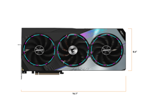GIGABYTE AORUS GeForce RTX 4080 16GB GDDR6X PCI Express 4.0 x16 ATX Video Card GV-N4080AORUS M-16GD