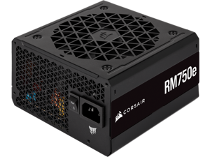 CORSAIR RM750e Fully Modular Low-Noise ATX Power Supply - ATX 3.0 & PCIe 5.0 Compliant - 105°C-Rated Capacitors - 80 PLUS Gold  Efficiency - Modern Standby Support