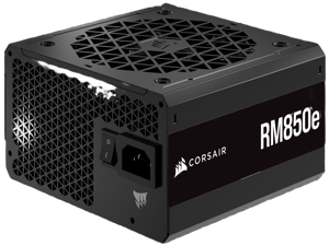 CORSAIR RM850e Fully Modular Low-Noise ATX Power Supply - ATX 3.0 & PCIe 5.0 Compliant - 105°C-Rated Capacitors - 80 PLUS Gold  Efficiency - Modern Standby Support