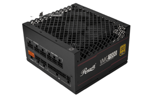 Rosewill VMG 1000W 80+ Gold, ATX 3.0 & 3.1 Compatible, Full Modular Low-Noise Power Supply, PCIe 5.1 12V-2x6 Connector, 100% Japanese Capacitor, 120mm FDB Silent Fan - 5 Year Warranty - VMG1000