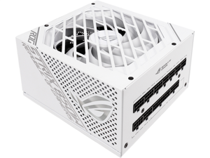 ASUS ROG STRIX 850G 850W White Edition Power Supply, ROG Heatsinks, Axial-tech Fan Design, Dual Ball Fan Bearings, 0dB Technology, 80 PLUS Gold Certification, Fully Modular Cables, 10-year Warranty