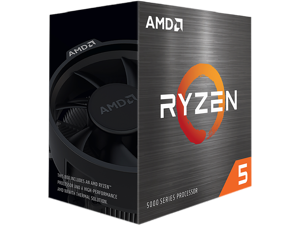 AMD Ryzen 5 5500 - Ryzen 5 5000 Series Cezanne (Zen 3) 6-Core 3.6 GHz Socket AM4 65W None Integrated Graphics Desktop CPU Processor - 100-100000457BOX