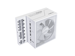 LIAN LI Edge series EG1000 White, 1000W ATX12V v3.1, 80 PLUS PLATINUM Certified , Full Modular Power Supply