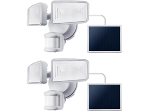 Home Zone Security 2 Pack Solar Floodlights