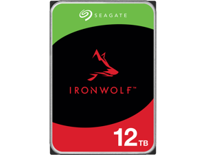 Seagate IronWolf 12TB NAS Hard Drive 7200 RPM 256MB Cache SATA 6.0Gb/s CMR 3.5" Internal HDD for RAID Network Attached Storage NE-ST12000VN0008