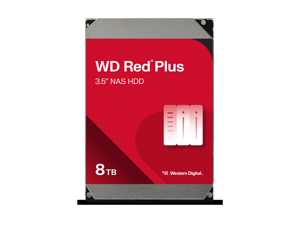 WD Red Plus 8TB 5640 RPM 256MB Cache SATA 6.0Gb/s 3.5" Hard Drives --WD60EFPX