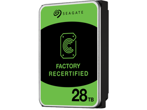 Seagate (Recertified) Exos X 28TB Internal Hard Drive HDD - 3.5 In CMR SATA 6Gb/s, 7200 RPM, 512MB Cache, 2.5M MTBF (ST28000NM000C) Seagate (Recertified) Exos X 28TB Internal Hard Drive HDD - 3.5 In CMR SATA 6Gb/s, 7200 RPM, 512MB Cache, 2.5M MTBF (ST28000NM000C)