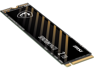 MSI SPATIUM M470 PRO PCIe 4.0 NVMe M.2 2280 2TB PCI-Express 4.0 x4 3D NAND Internal Solid State Drive (SSD) - SM470PN2TB