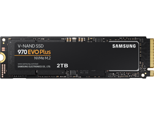  SAMSUNG 970 EVO PLUS M.2 2280 2TB PCIe Gen 3.0 x4, NVMe 1.3 V-NAND  Internal Solid State Drive (SSD) MZ-V7S2T0B/AM