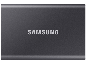 SAMSUNG T7 Portable SSD 2TB  - Up to 1050 MB/s - USB 3.2 Gen 2 External Solid State Drive, Gray (MU-PC2T0T/AM)