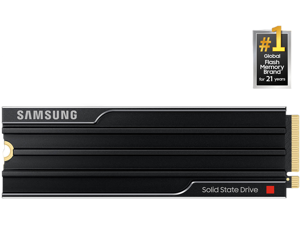 SAMSUNG SSD 9100 PRO with Heatsink 2TB, PCIe 5.0x4 M.2 2280, Seq. Read Speeds Up to 14,800/13,400 MB/s, Best for AI Computing, Gaming, and Heavy Duty Workstations (MZ- VAP2T0CW)