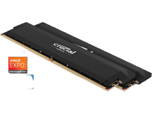 Crucial Pro Overclocking 32GB (2 x 16GB) DDR5 6000 (PC5 48000) Desktop Memory Model CP2K16G60C36U5B