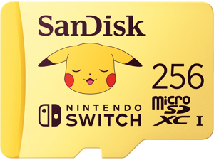 SanDisk Pokémon 256GB microSDXC Flash Card for Nintendo Switch Model SDSQXAO-256G-GN6ZK