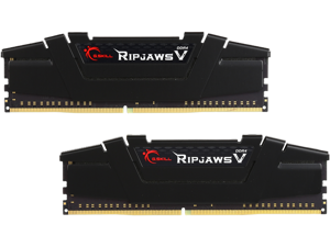 G.SKILL Ripjaws V Series 32GB (2 x 16GB) 288-Pin PC RAM DDR4 3200 (PC4 25600) Desktop Memory Model F4-3200C16D-32GVK