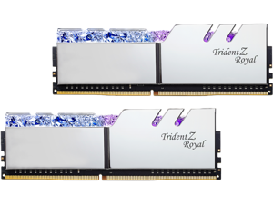 G.SKILL Trident Z Royal Series 64GB (2 x 32GB) DDR4 3600 (PC4 28800) Desktop Memory Model F4-3600C18D-64GTRS
