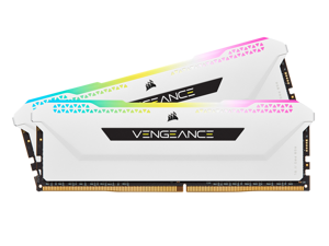 CORSAIR Vengeance RGB Pro SL 32GB (2 x 16GB) 288-Pin PC RAM DDR4 3600 (PC4 28800) Desktop Memory Model CMH32GX4M2D3600C18W