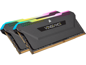 CORSAIR Vengeance RGB Pro SL 32GB (2 x 16GB) 288-Pin DDR4 SDRAM DDR4 3600 (PC4 28800) Optimized for AMD Ryzen Desktop Memory Model CMH32GX4M2Z3600C18