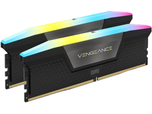 CORSAIR Vengeance RGB 32GB (2 x 16GB) 288-Pin PC RAM DDR5 6000 (PC5 48000) Desktop Memory Model CMH32GX5M2B6000C40L