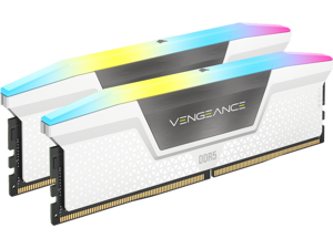 CORSAIR Vengeance RGB 32GB (2 x 16GB) 288-Pin PC RAM DDR5 6200 (PC5 49600) Desktop Memory Model CMH32GX5M2B6200C36W